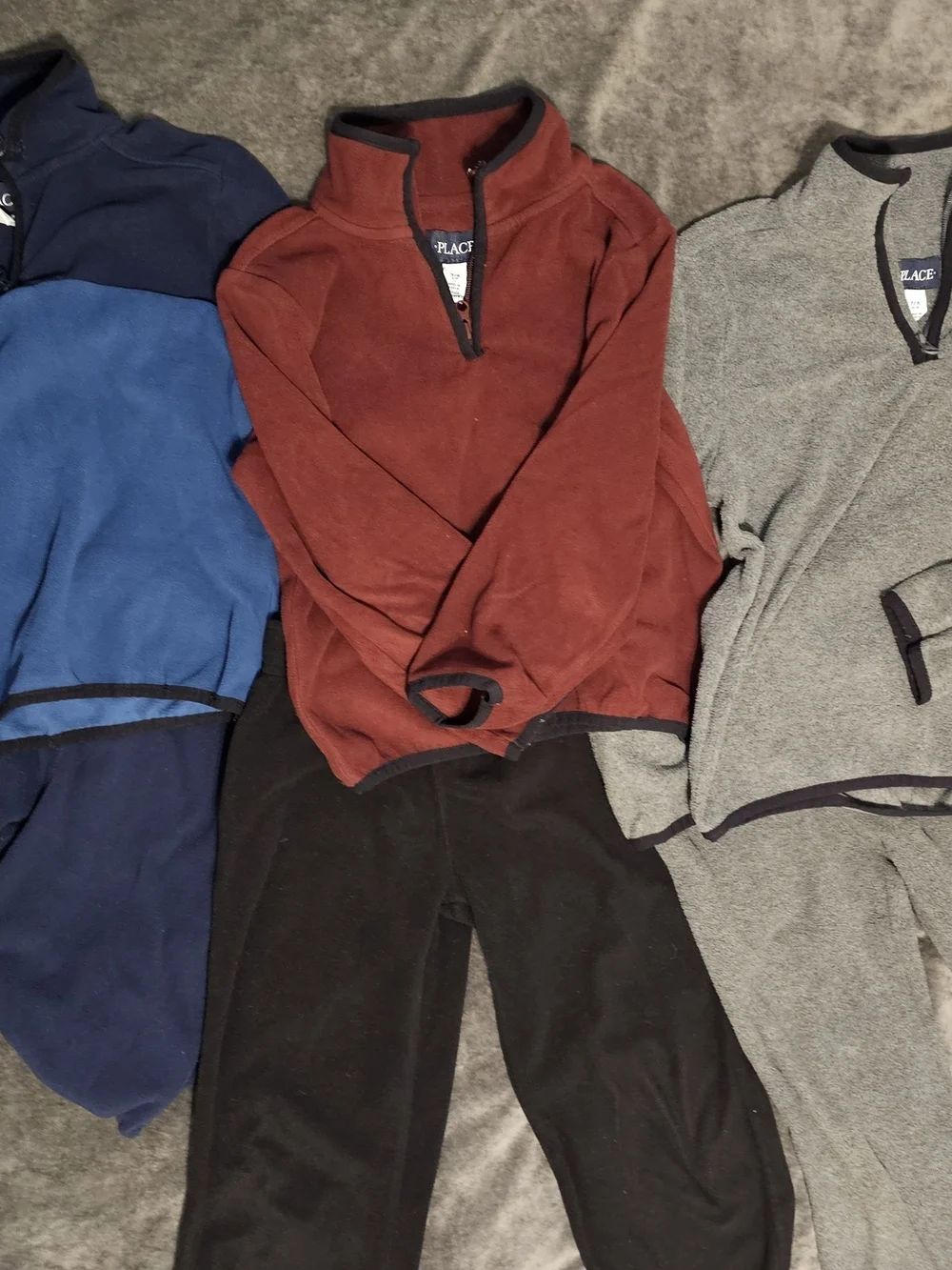 The Children's Place 6pc Bundle Zip-Up Fleece Top with Pants